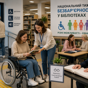 Бібліотеки без бар’єрів: простір рівних можливостей для кожного